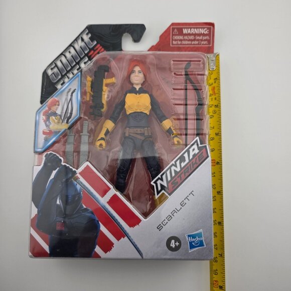 2020 Hasbro GI Joe Origins Snake Eyes Scarlett Ninja Strike Action Figure NEW - Picture 6 of 6